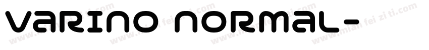 varino normal字体转换